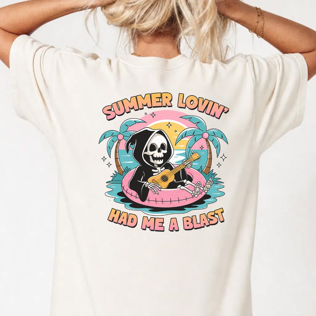 Tropical Reaper Summer Women's Graphic Tee - Okum Tees