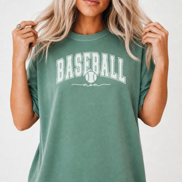 Varsity Baseball Mom Shirt - Okum Tees