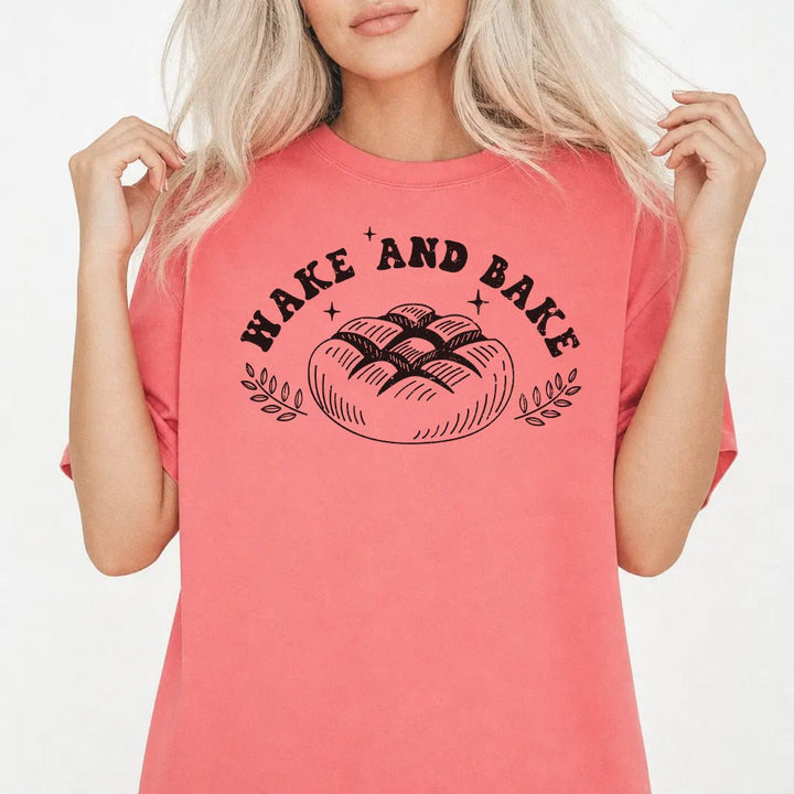 Wake and Bake Funny Bread Shirt - Okum Tees