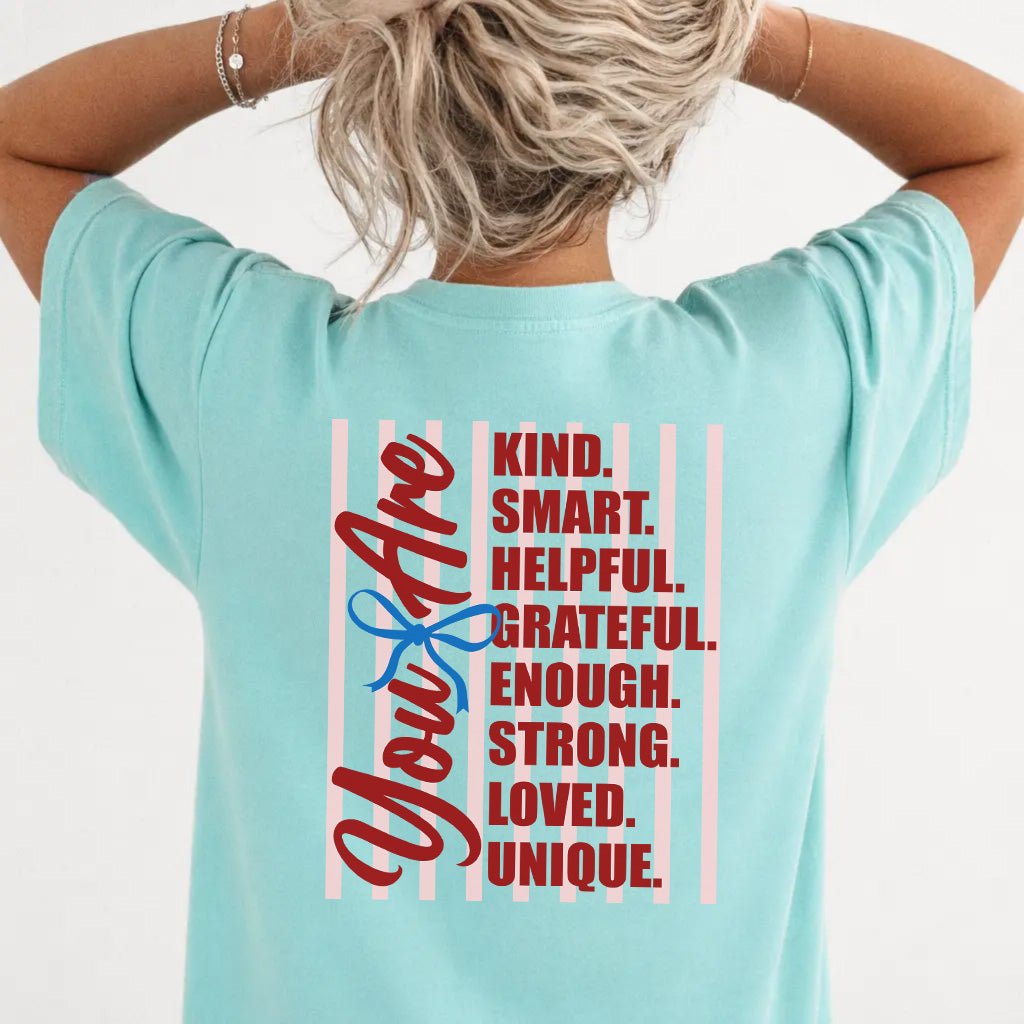 You Are Inspirational Back Print Tee - Okum Tees