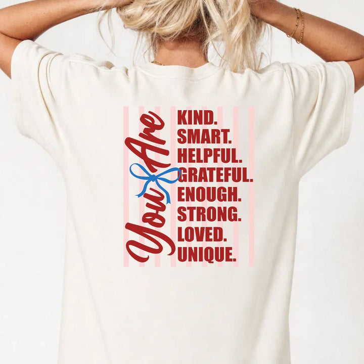 You Are Inspirational Back Print Tee - Okum Tees