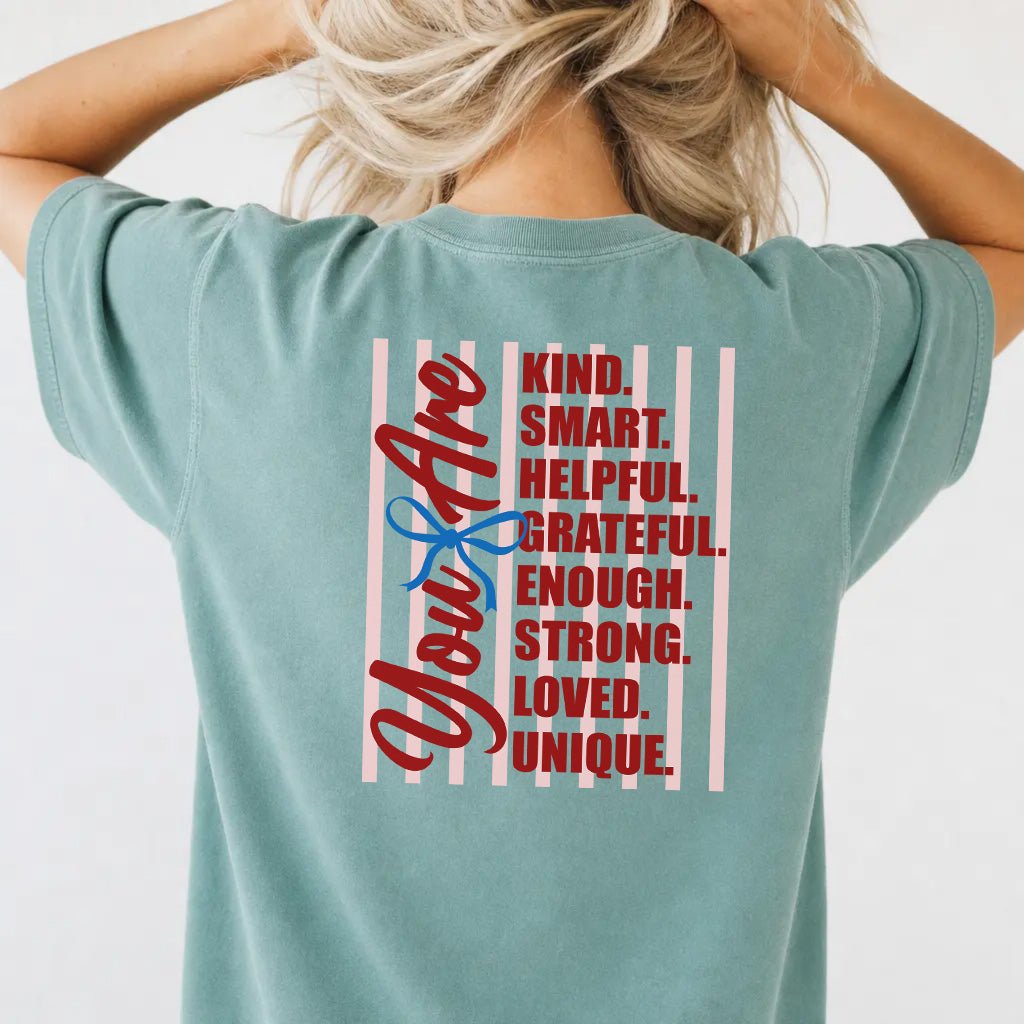 You Are Inspirational Back Print Tee - Okum Tees