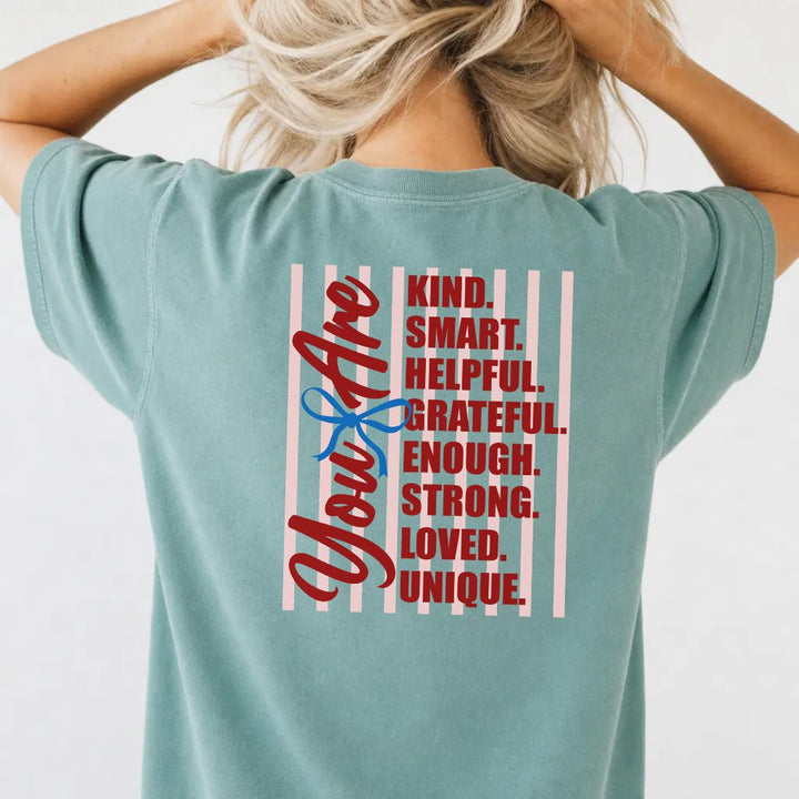 You Are Inspirational Back Print Tee - Okum Tees