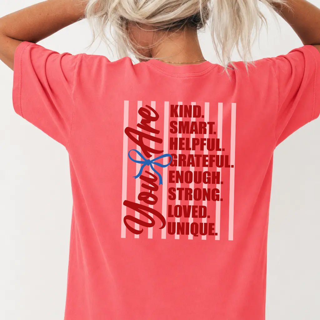 You Are Inspirational Back Print Tee - Okum Tees